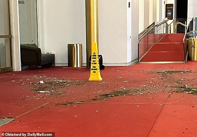Kennedy Center ceiling collapses in wild storm as photos from inside show destruction... while White House demands urgent change