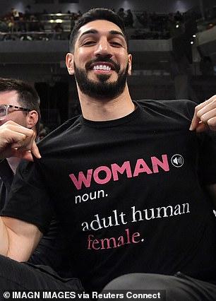 Enes Kanter reveals private message Sophie Cunningham sent him after he was ejected from WNBA game amid trans firestorm