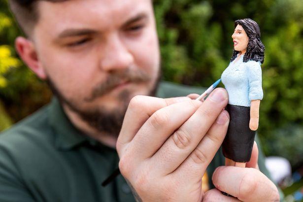 Miniature Nigella Lawson joins 'Great British Bake Off' cast at model village
