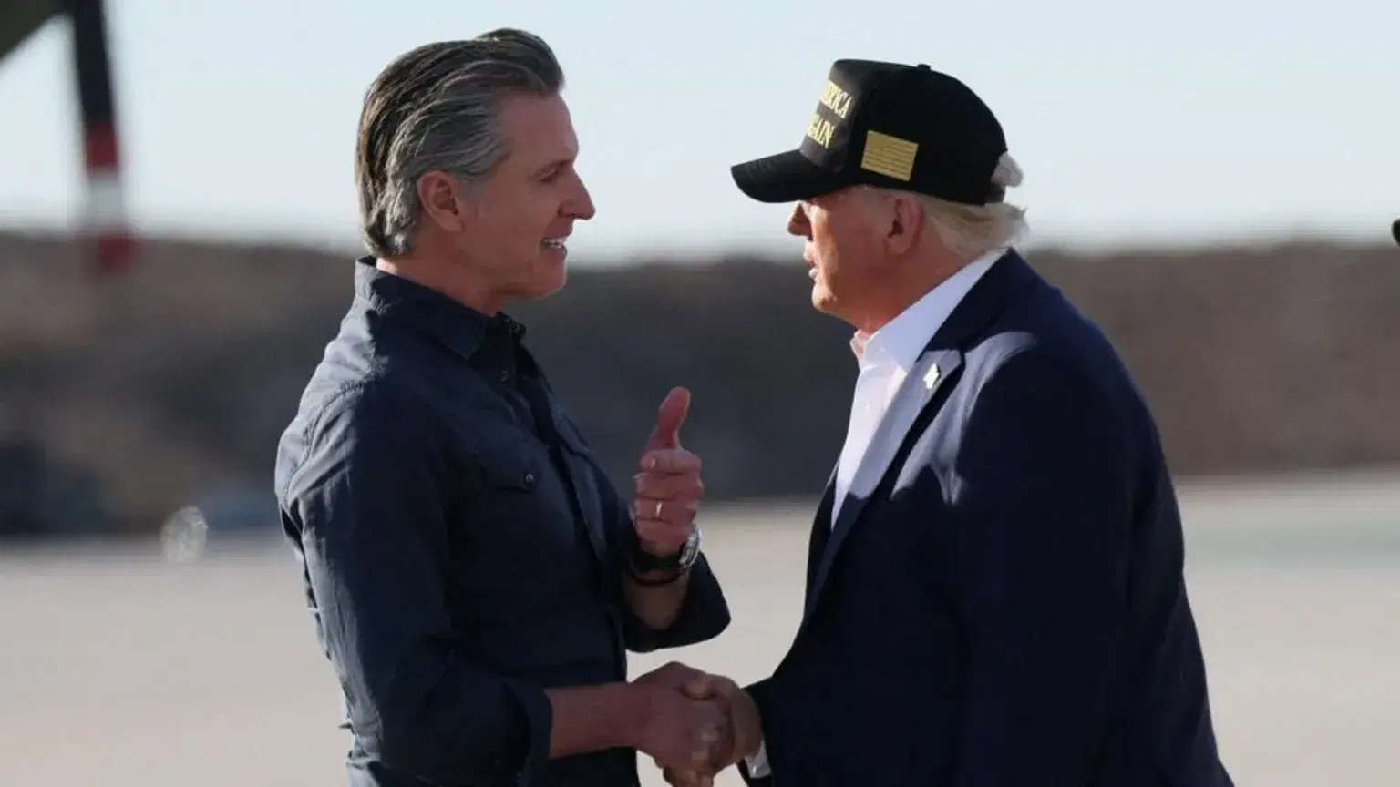 White House defends Trump comment to let Iran 'take out' LA and San Diego
