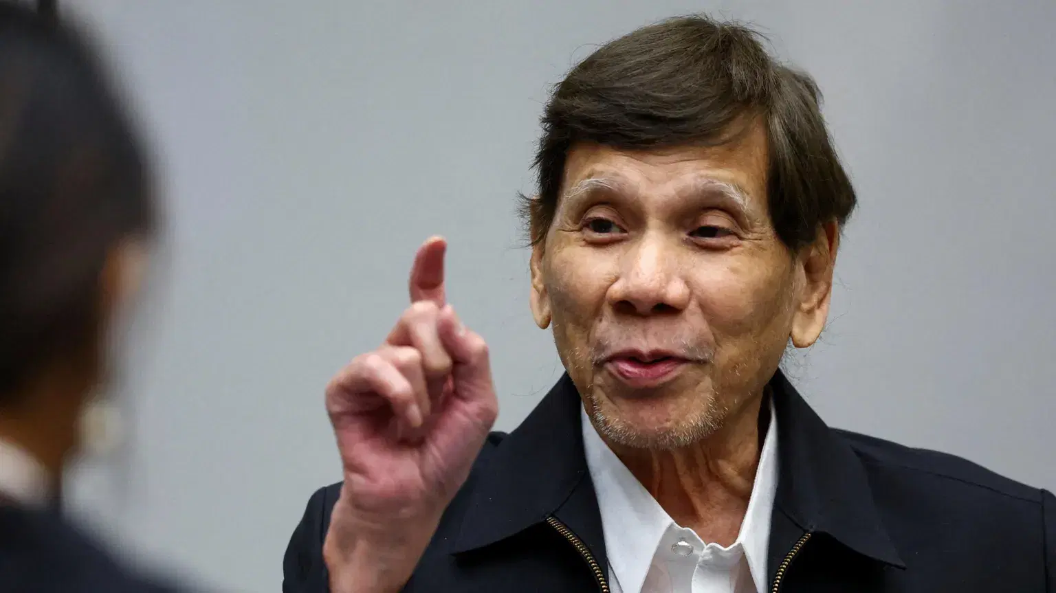Philippines' Duterte seen in person at International Criminal Court for first time