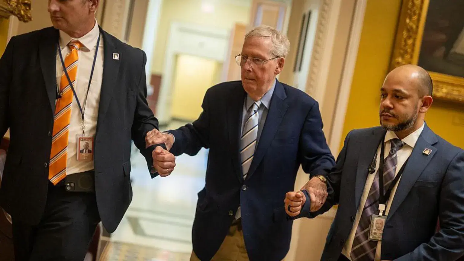 Questions swirl about top US Republican McConnell's weeks-long hospital stay - here's what we know