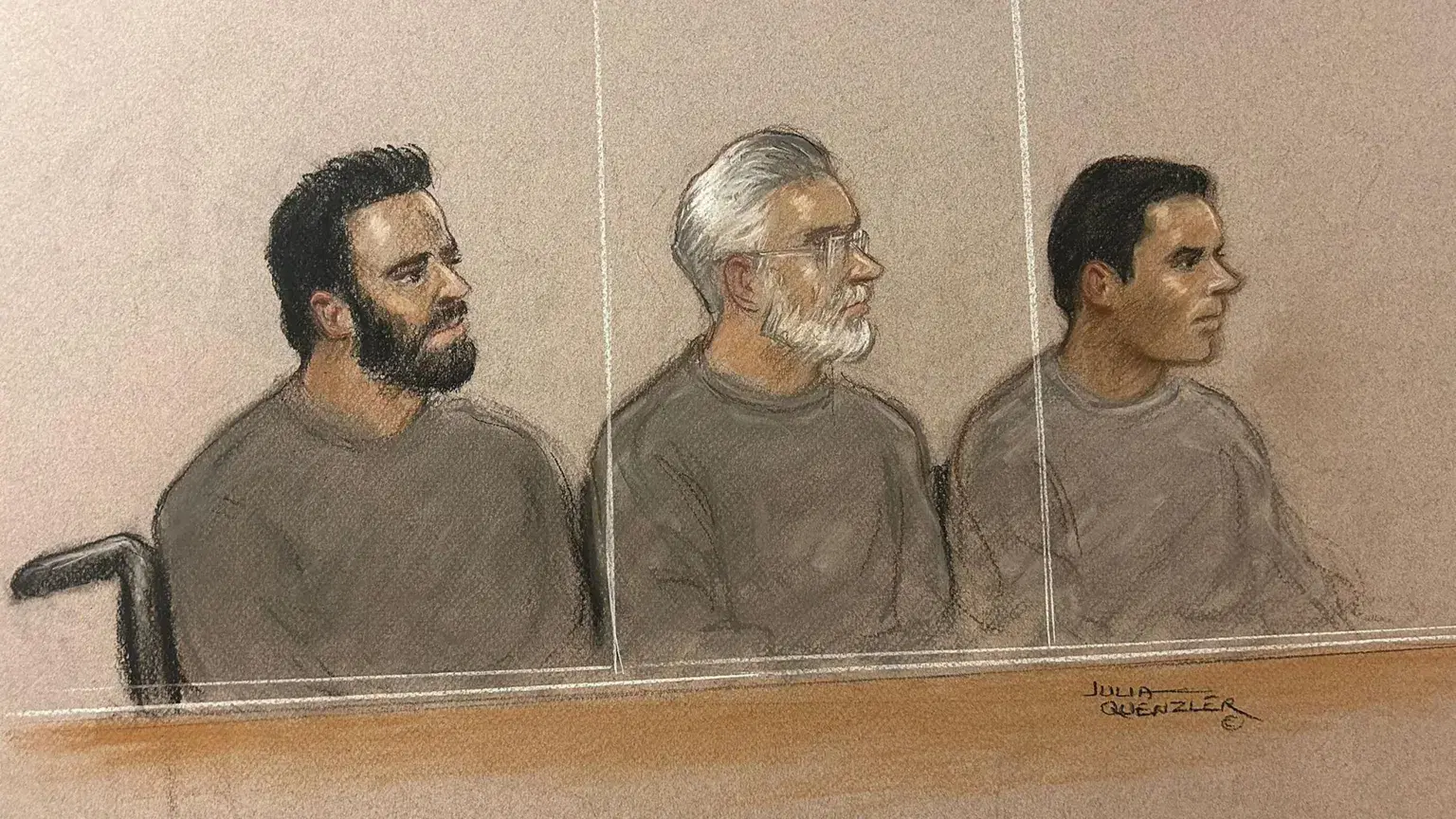Iranian men accused of spying targeted journalists for 'serious violence', court hears