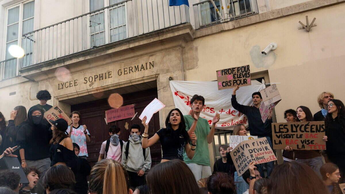 France braced for more school protests after pupil (15) has hand blown off by stun grenade