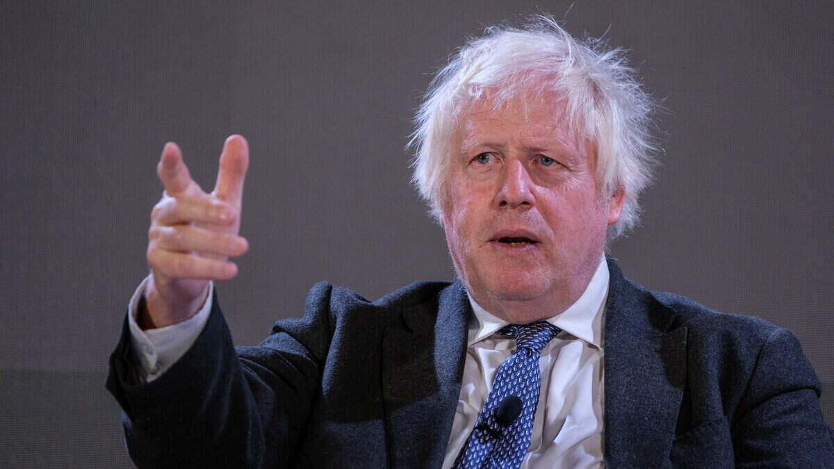 Boris Johnson in Ukraine security scare after nearby train hit by Russian drone on Polish border