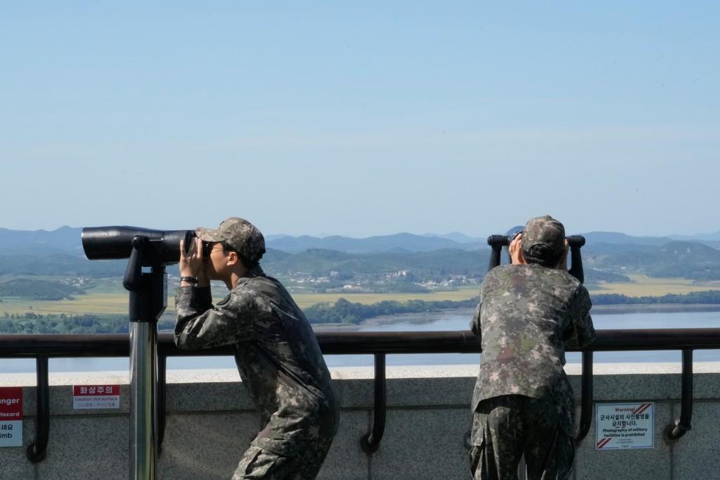 North Korea launches around 10 ballistic missiles toward the sea off the east coast, Seoul says