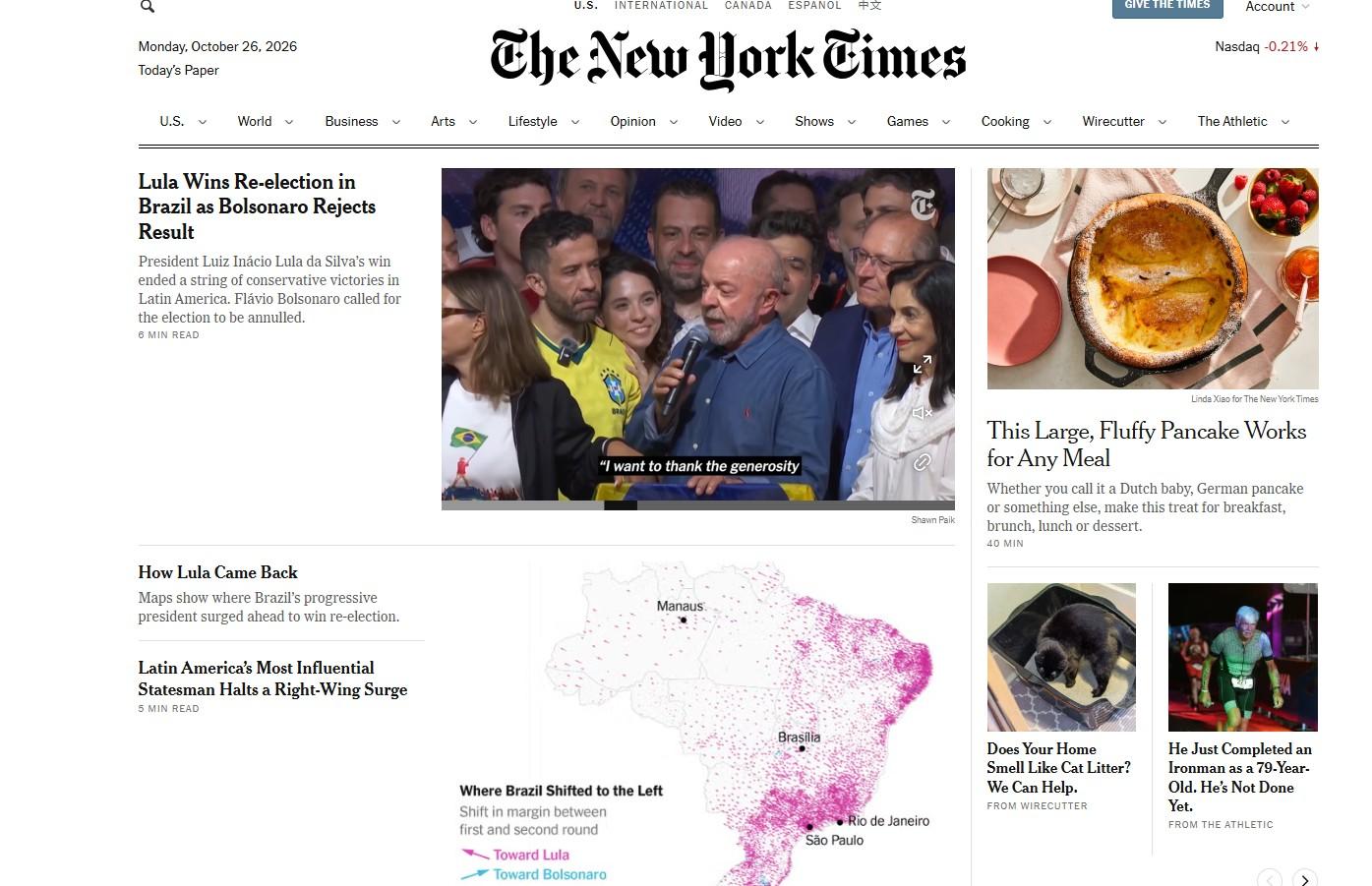 ‘Latin America’s most influential political leader halts the right’s advance’: World media react to Lula’s re-election