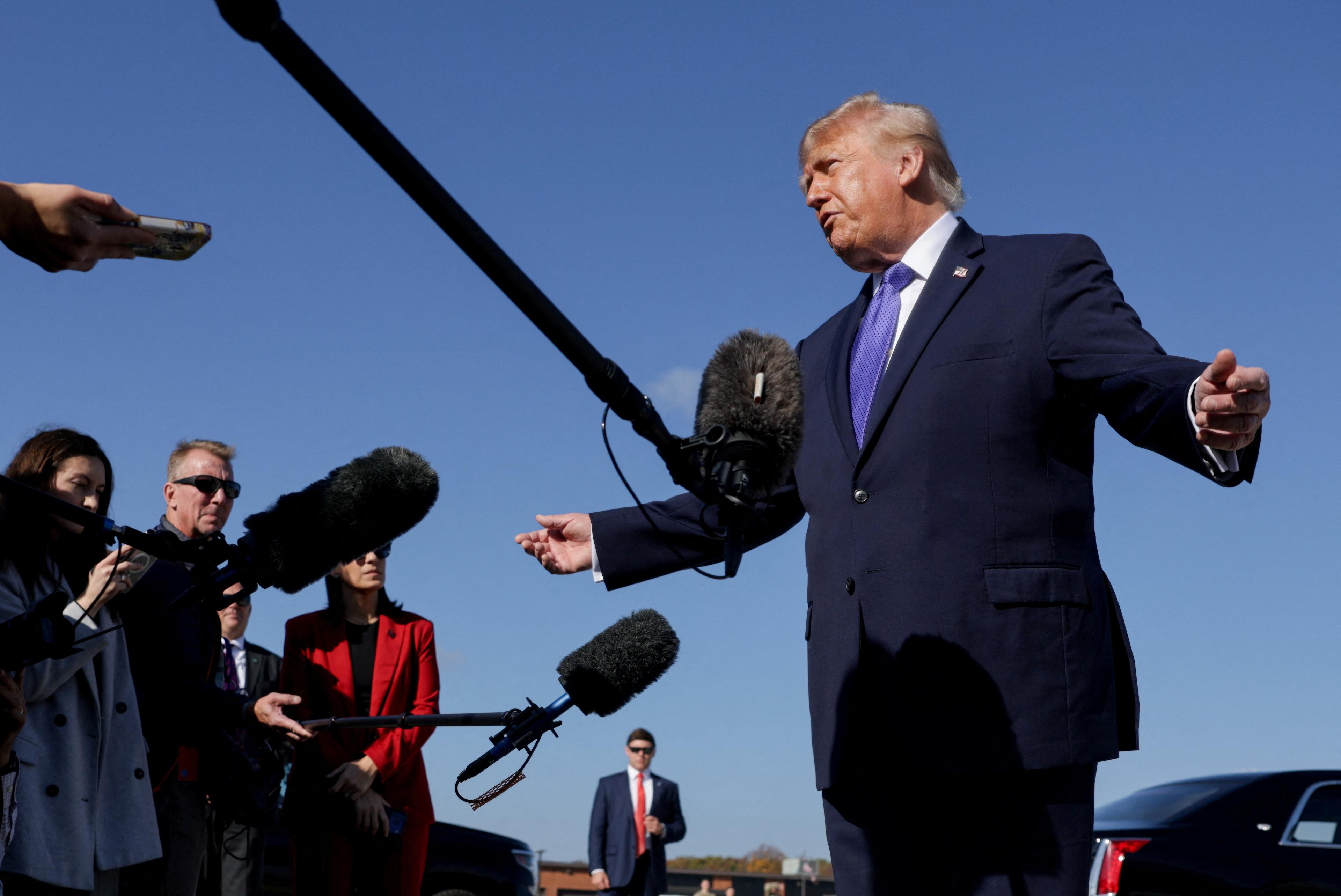 Trump says the U.S. is investigating whether the attack on Binance was carried out by hackers from North Korea