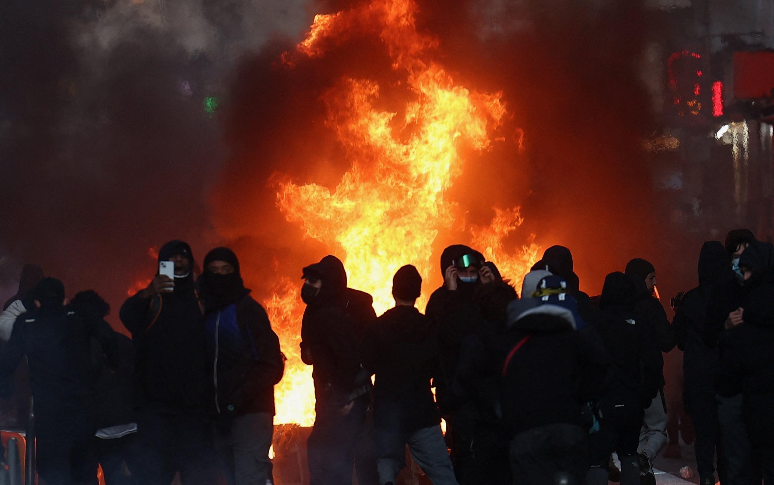 Wave of Violence During Protests in France Pressures Macron and Exposes Security Failures