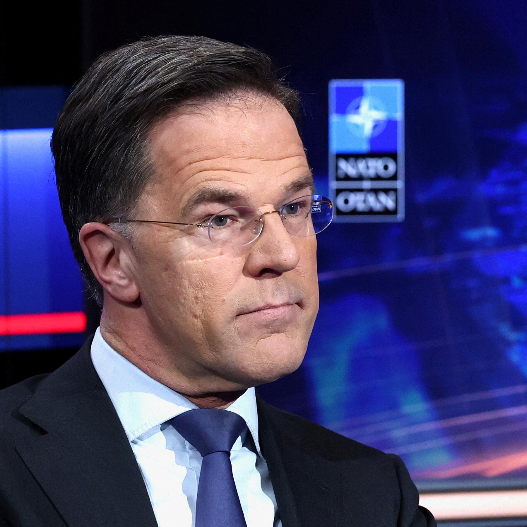 NATO’s chief downplays the risks that the alliance will be drawn into the conflict.