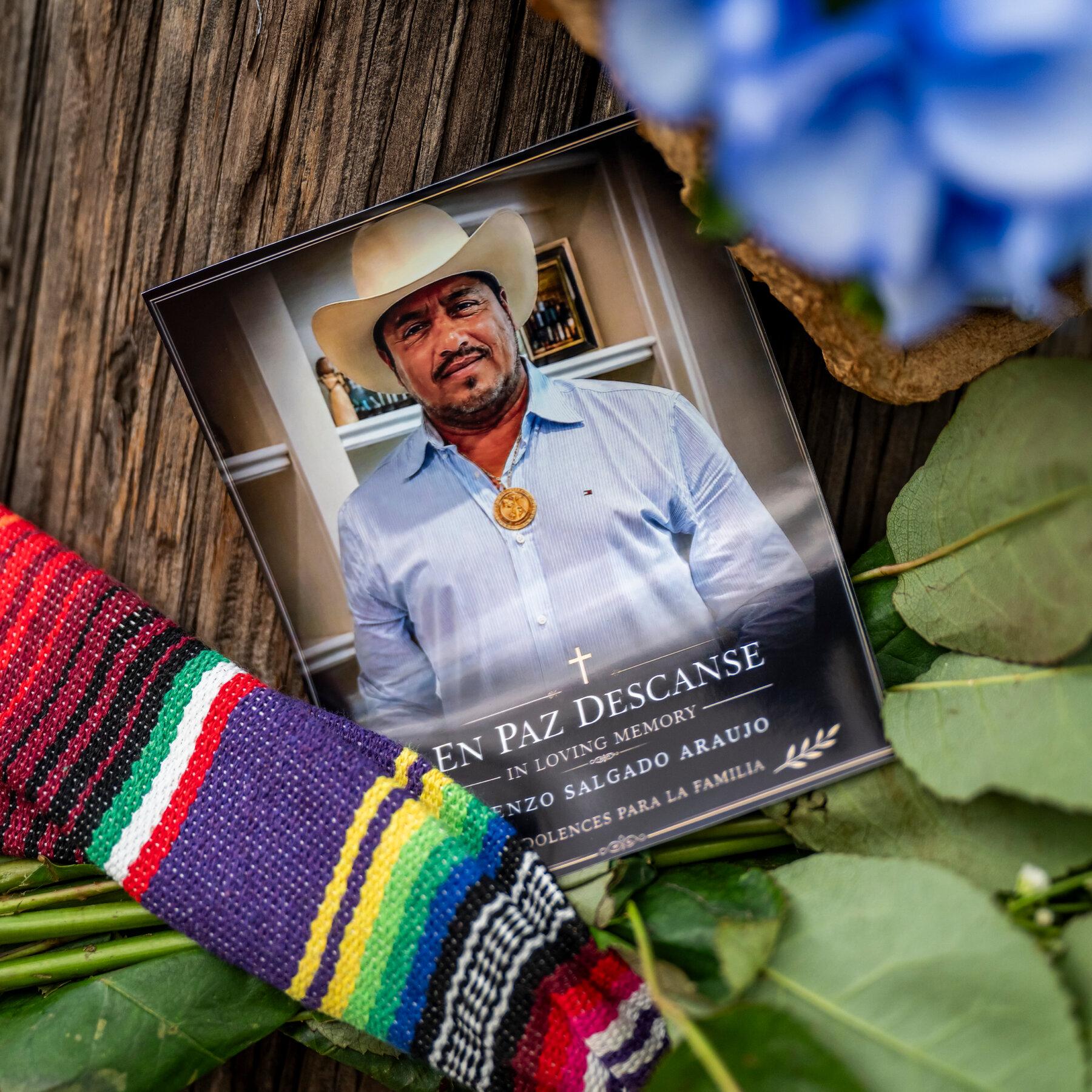 At Vigil, Sons of Man Killed by ICE in Houston Call for Accountability