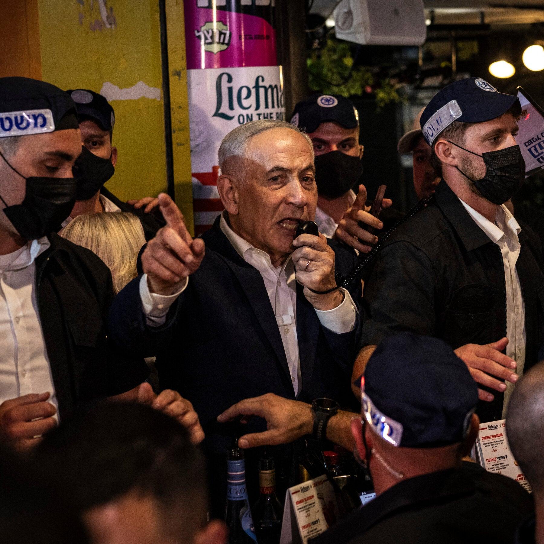Netanyahu accuses Arab citizens of ‘trying to steal the elections’ in racial appeal to voters.