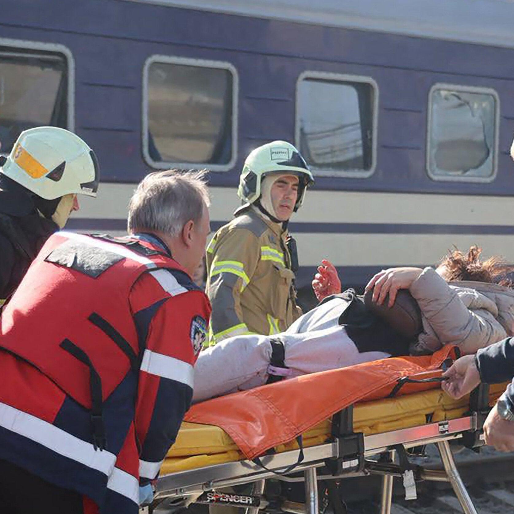 Russian Strike on Ukrainian Train Station Kills 14